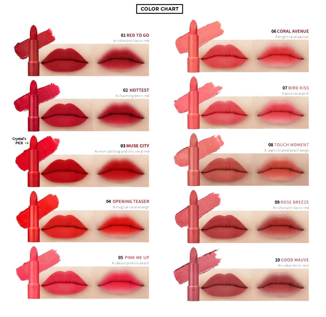 Son Thỏi CLIO ROUGE HEEL VELVET 3,4g