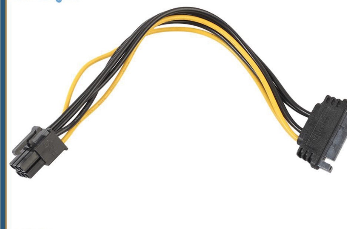 Cáp chuyển đổi nguồn sata sang ide 6 pin
