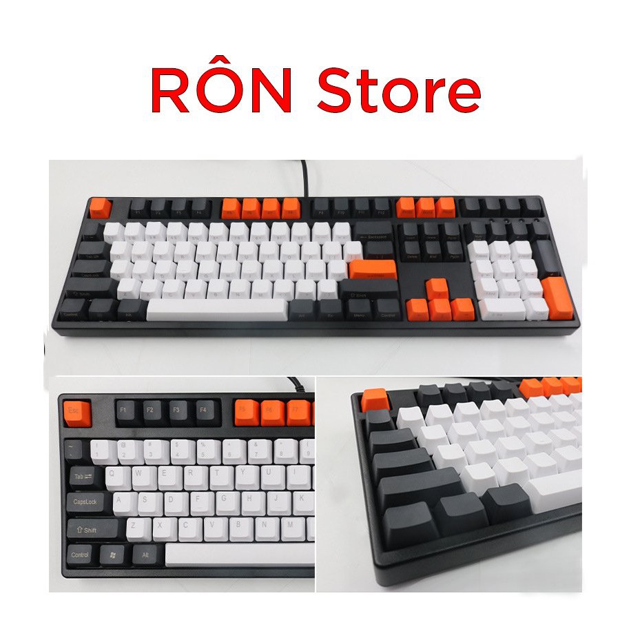 [Mã ELFLASH5 giảm 20K đơn 50K] KEYCAP PBT CARBON OEM Profile 104 PHÍM