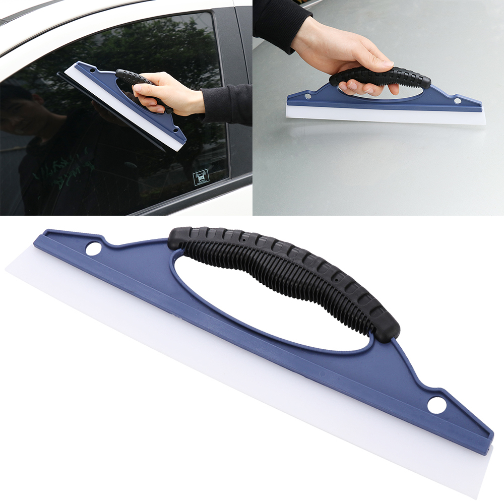 Thanh gạt nước lưỡi silicon, có tay nắm chuyên dùng rửa kính ô tô, xe hơi, xe tải, văn phòng, nhà cửa