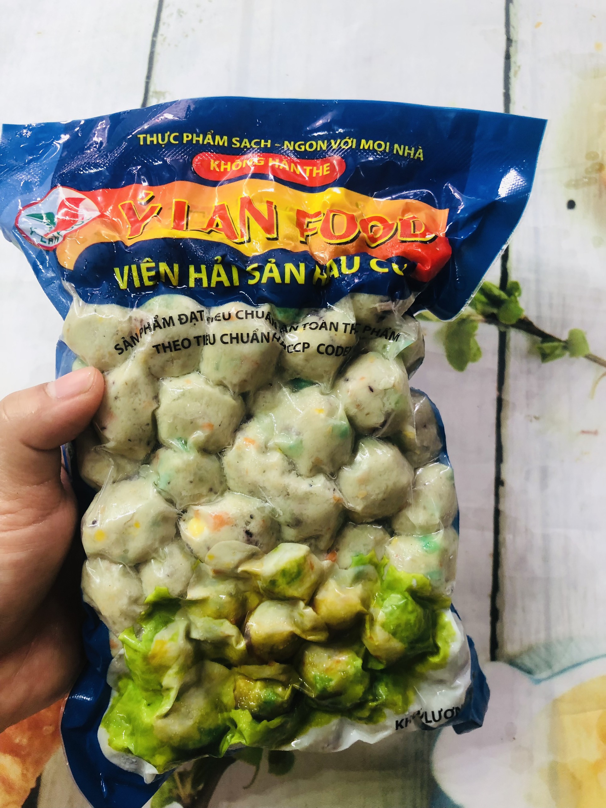 100g Viên hải sản rau củ