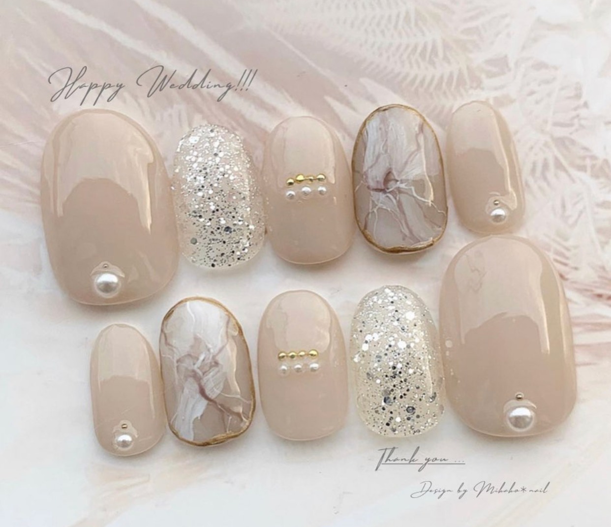 nailbox style HAN QUOC -thiet ke theo size khach dat