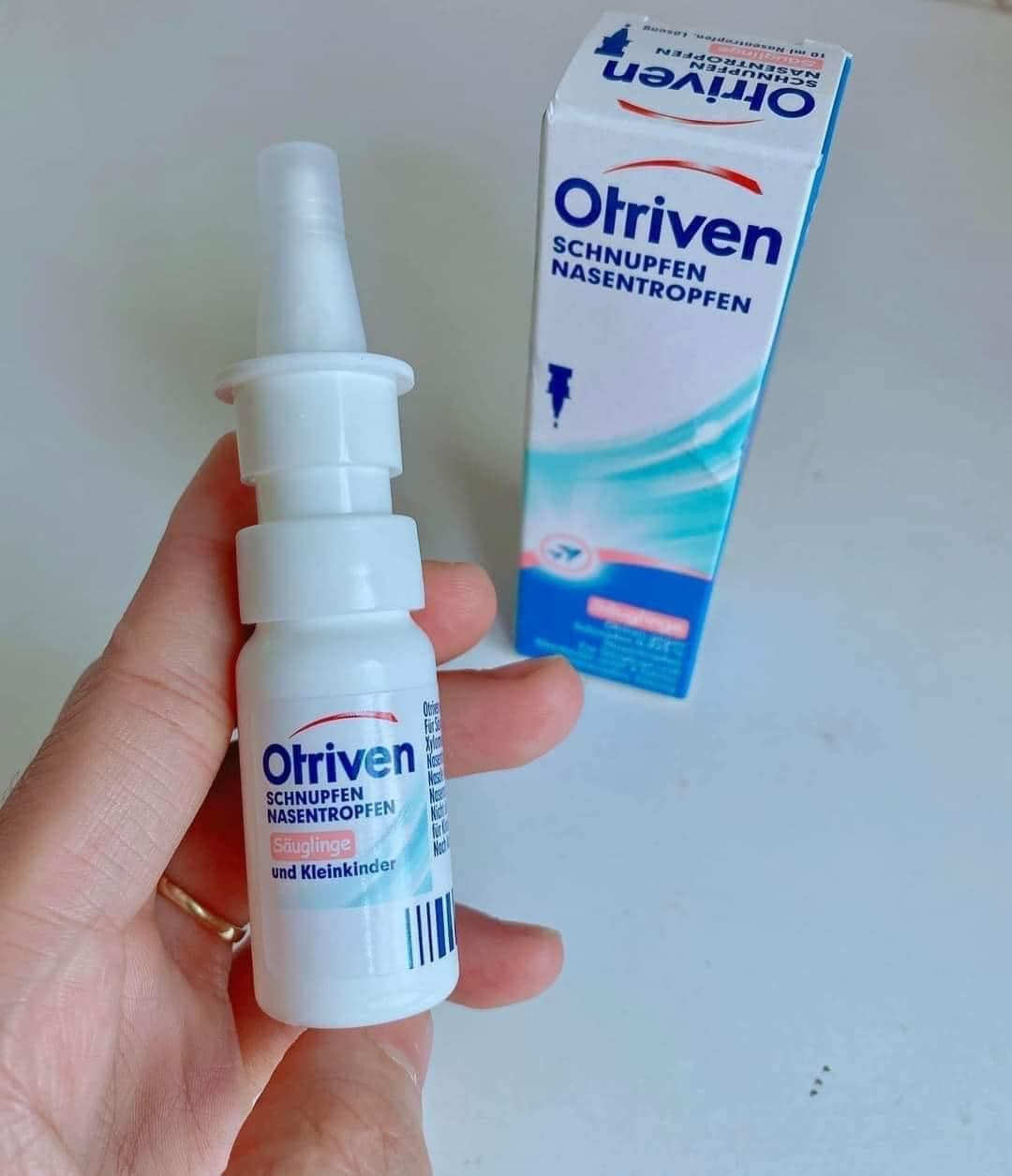 Làm sach mũi 0triven 0.025mg cho trẻ từ 0-2 tuổi