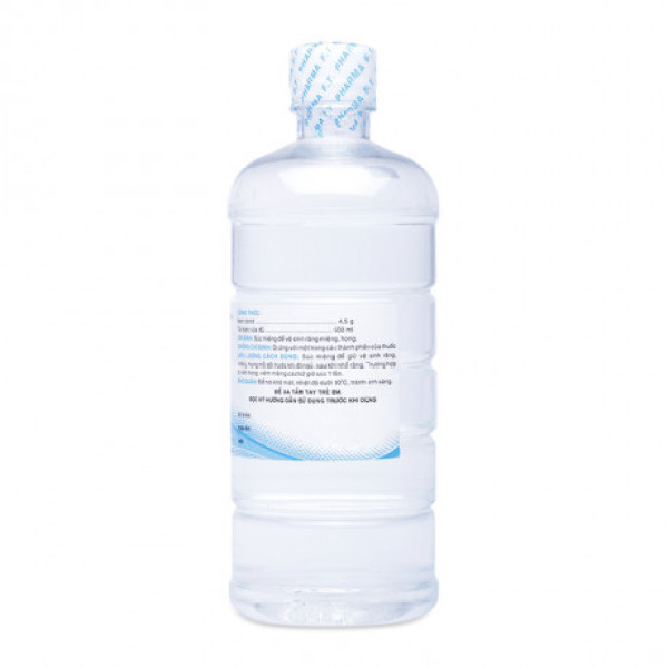 Nước súc miệng Natri Clorid (500ml)
