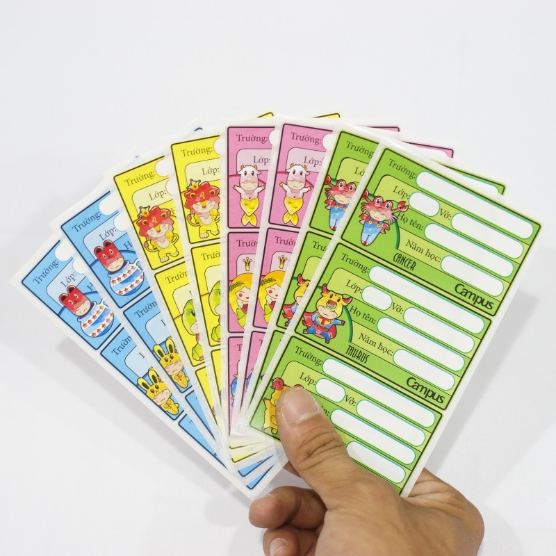 Combo 2 tập Nhãn Vở Campus Zodiac NT-ZOD24