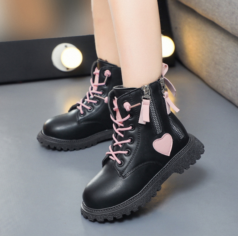 Giày Boot da mềm cho bé gái ( cao cấp ) tuổi phong cách hàn quốc - BB249