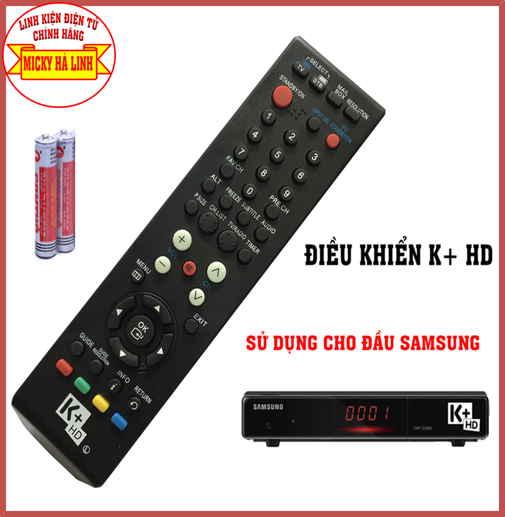 [HCM]Điều khiển K+ HD - dành cho đầu thu K+ HD samsung