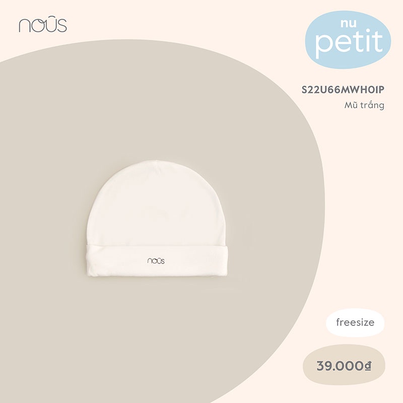 [Nous Chính hãng] [Siêu sale] Nón Mũ sơ sinh nous Petit