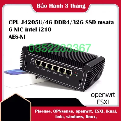 Router 6 NIC pfsense, opnsense, openwrt, AES-NI