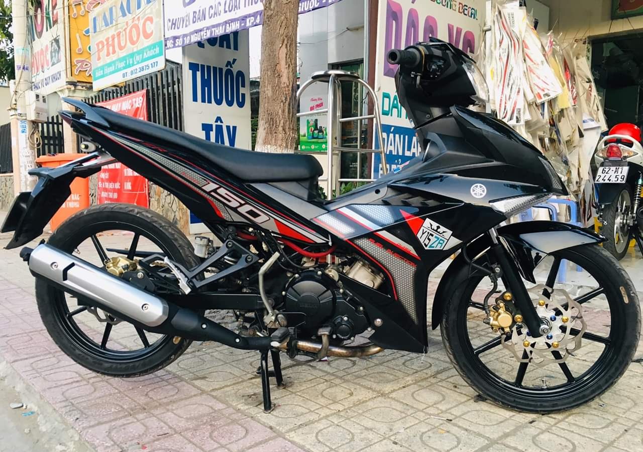 Tem xe EXCITER 150 Y15ZR TỔ ONG ĐỎ ĐEN CANDY