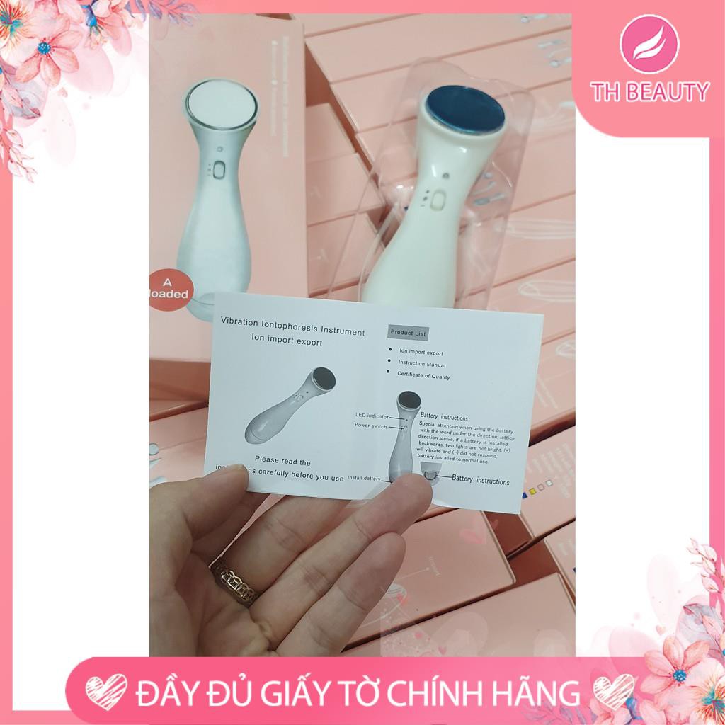 [Chính hãng] Máy massage mặt bù ion hỗ trợ hấp thu kem