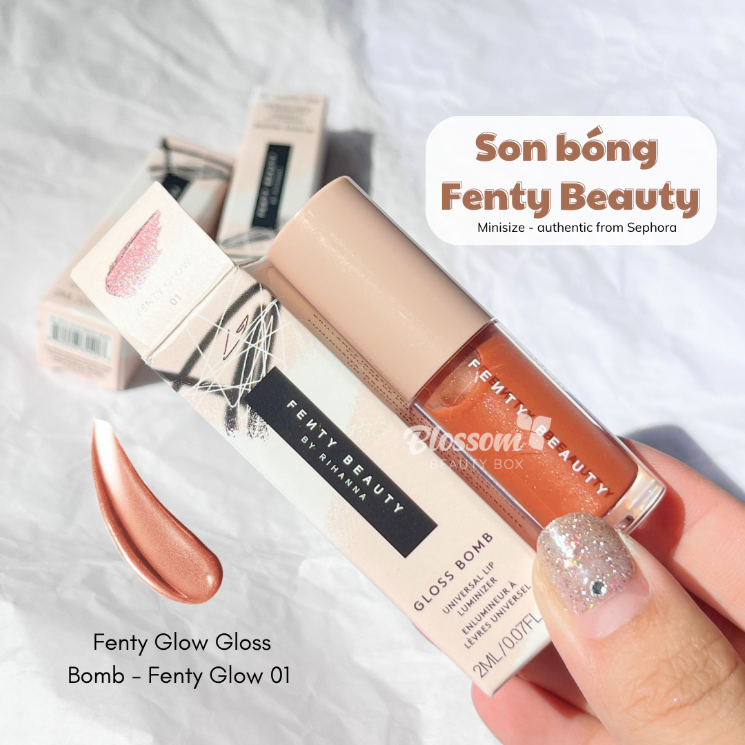 Minisize 2ml - Son bóng mini Fenty Beauty Fenty Glow Gloss Bоmb - Fenty Glow 01