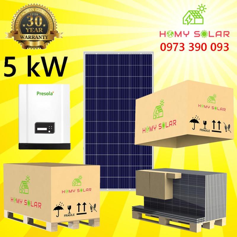 Hệ thống điện năng lượng mặt trời 5kW HOMY SOLAR P5-PPW