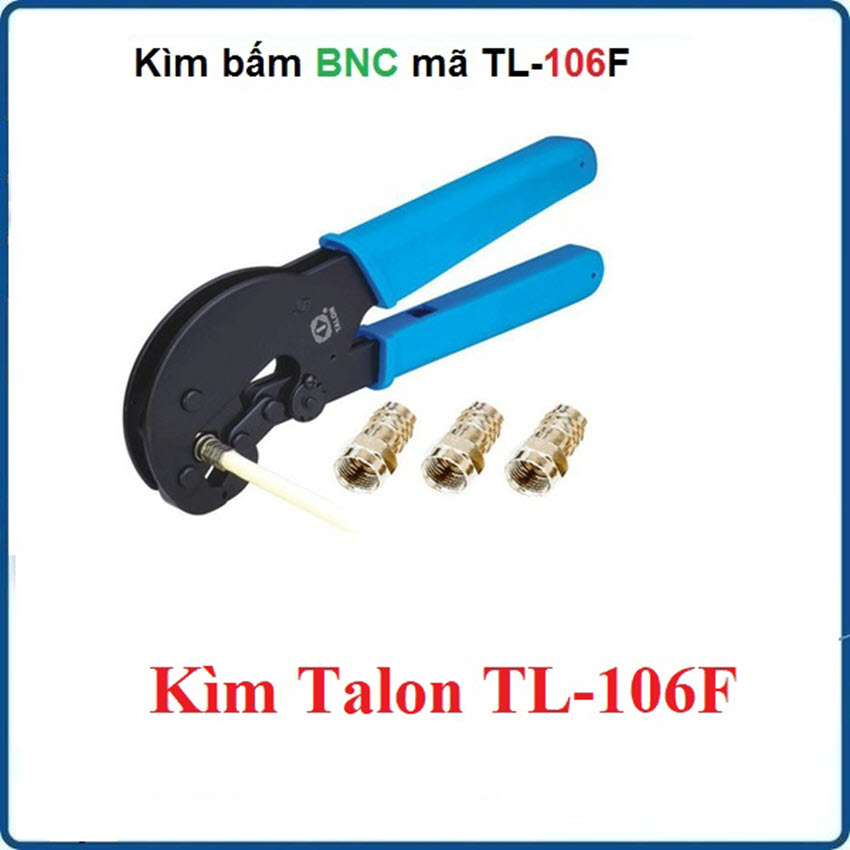 Kìm bấm cáp đồng trục BNC Talon TL-106F