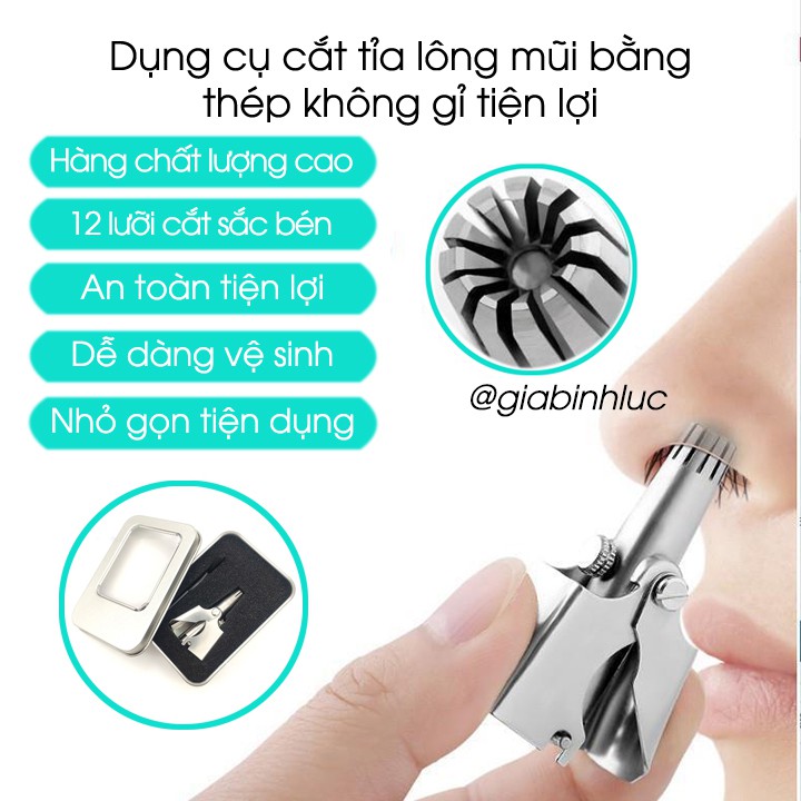 Dụng cụ tỉa lông mũi cao cấp