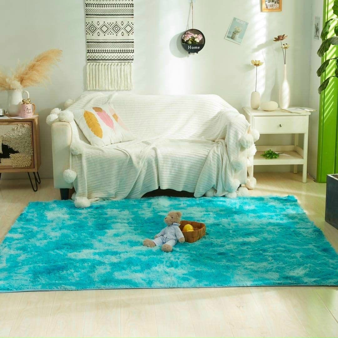Thảm lông trải sàn , thảm trải giường ,lông dày hàng mềm mịn đẹp , kích thước 1m6x2m