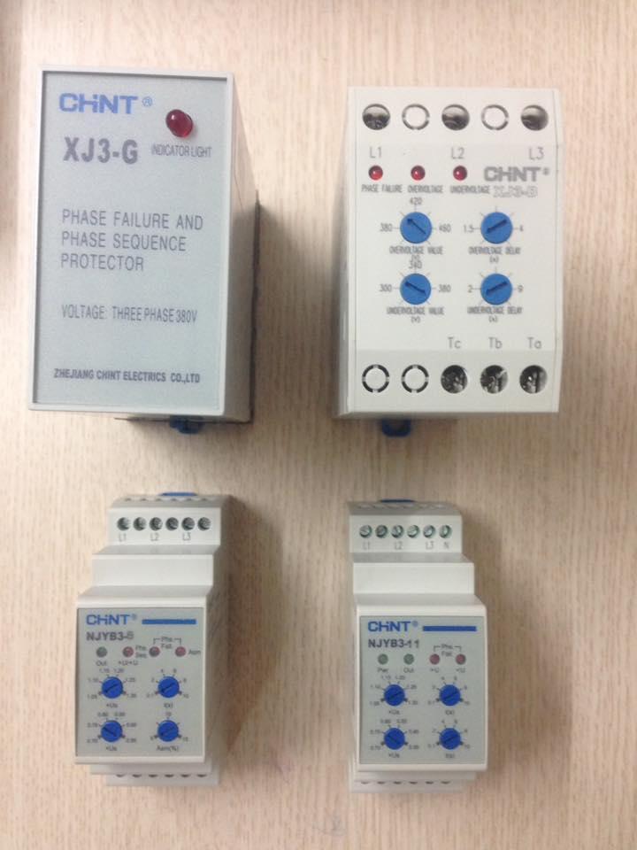 Rơle bảo vệ điện áp 3 pha Chint XJ3-G