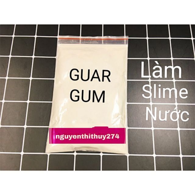 Bột guar gum làm slime nước 20g, 50g, 100g
