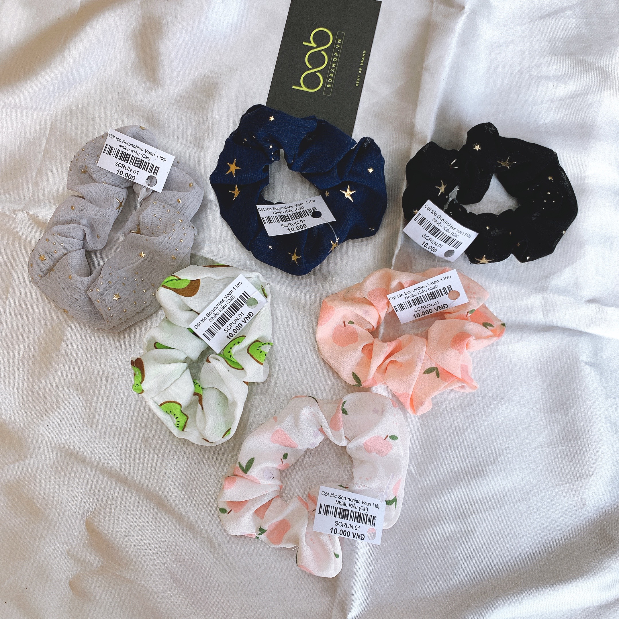 [HCM][NGẪU NHIÊN 10K] Dây buộc tóc cột tóc scrunchies ngẫu nhiên 10K