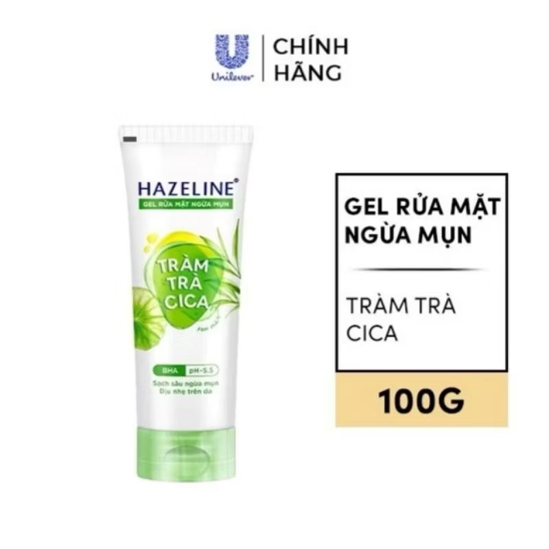 SỮA RỬA MẶT HAZELINE 100g