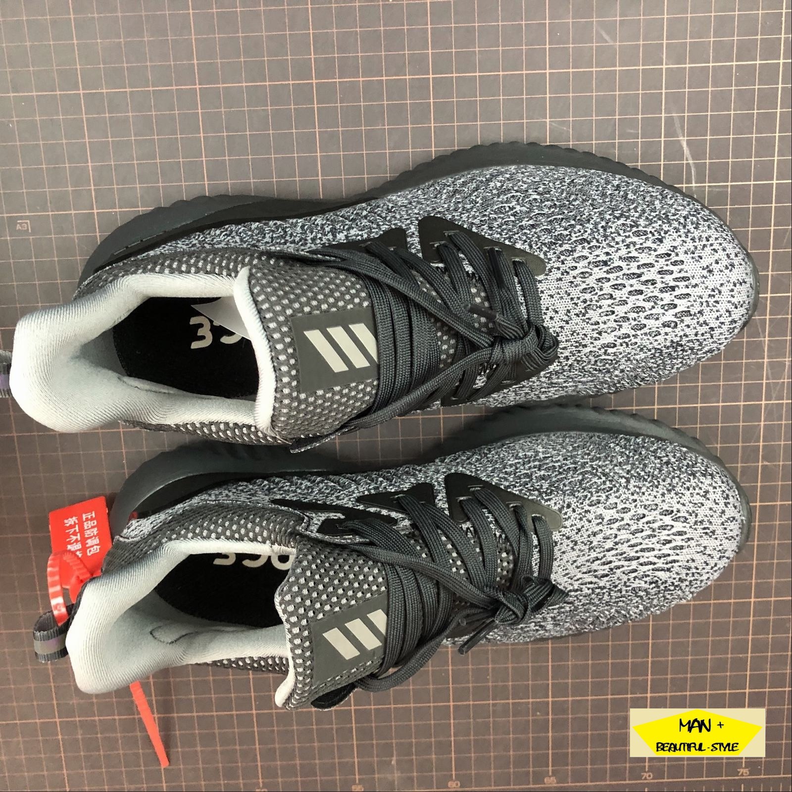 Giày thể thao sneaker Alphabounce beyond 2018 đen xám
