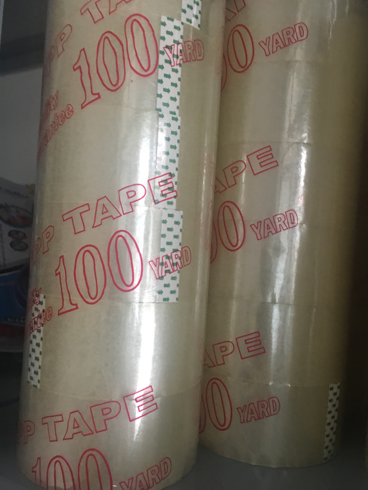 [HCM]Băng keo trong băng keo đục 100ya (6cuộn-12kg)