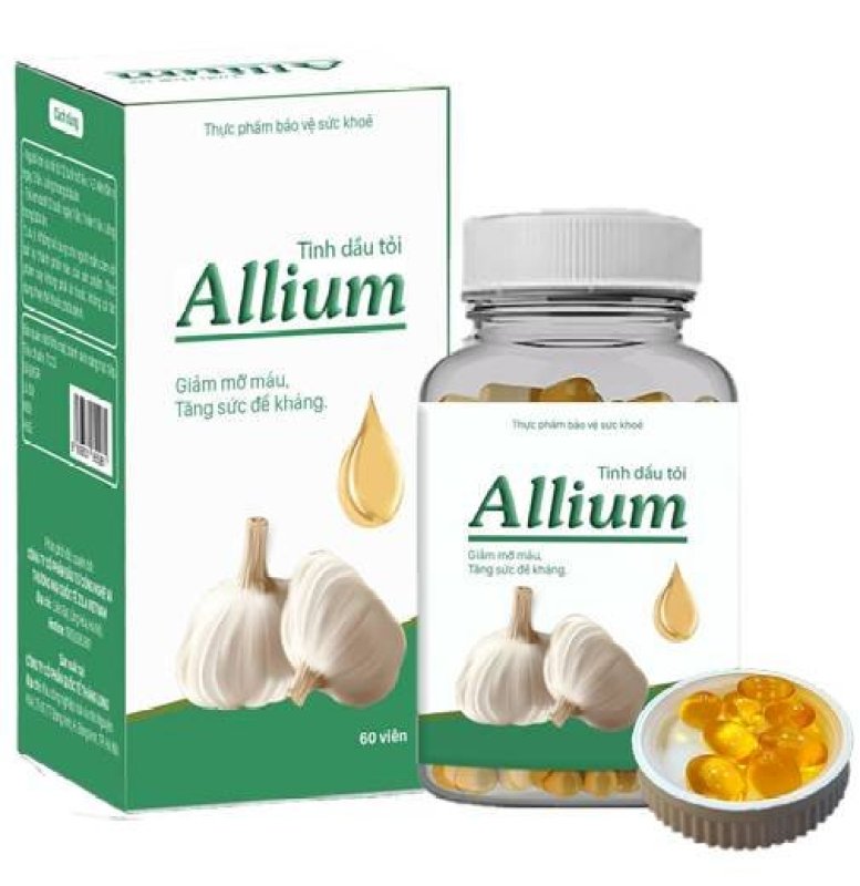 Mua 4 hộp viên Tinh dầu tỏi Allium tặng ngay 1 hộp cao cấp