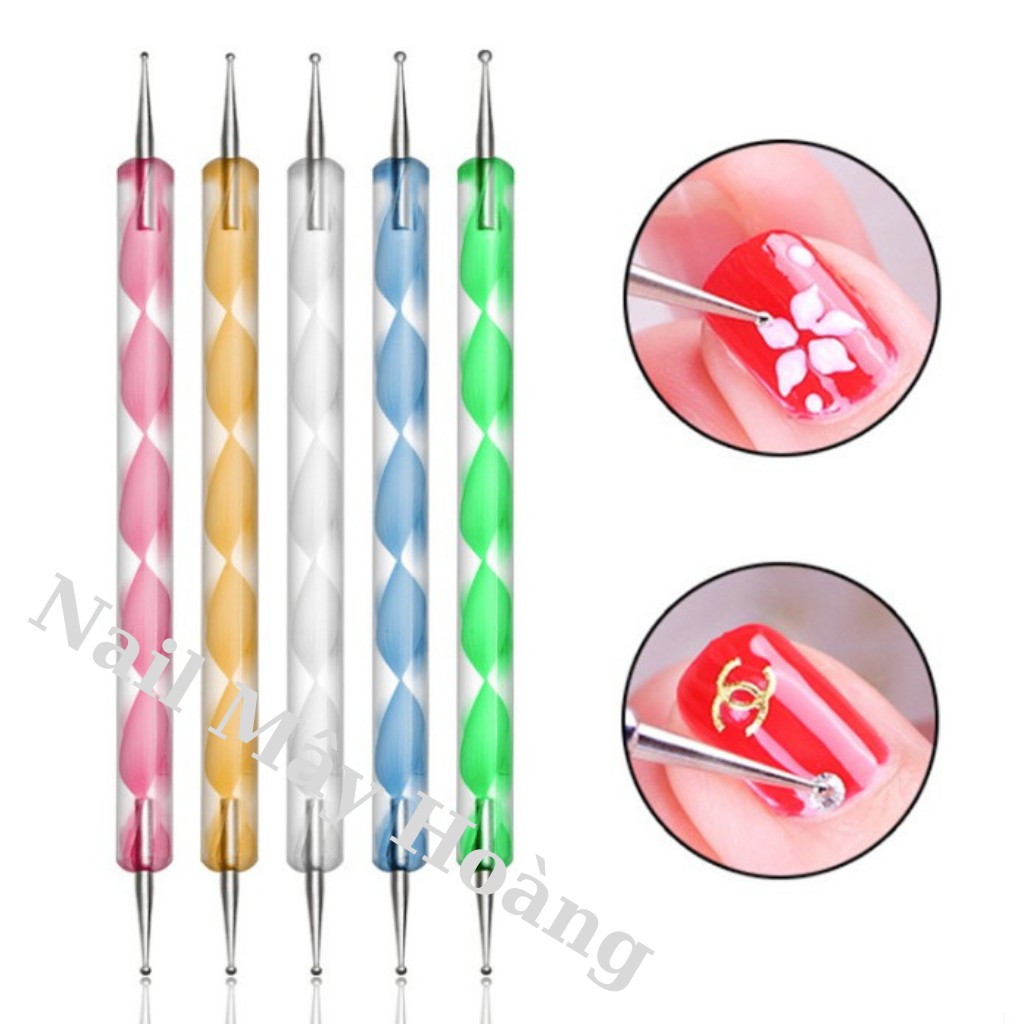 Bút chấm bi nail vẽ móng sét 5 bút 2 đầu
