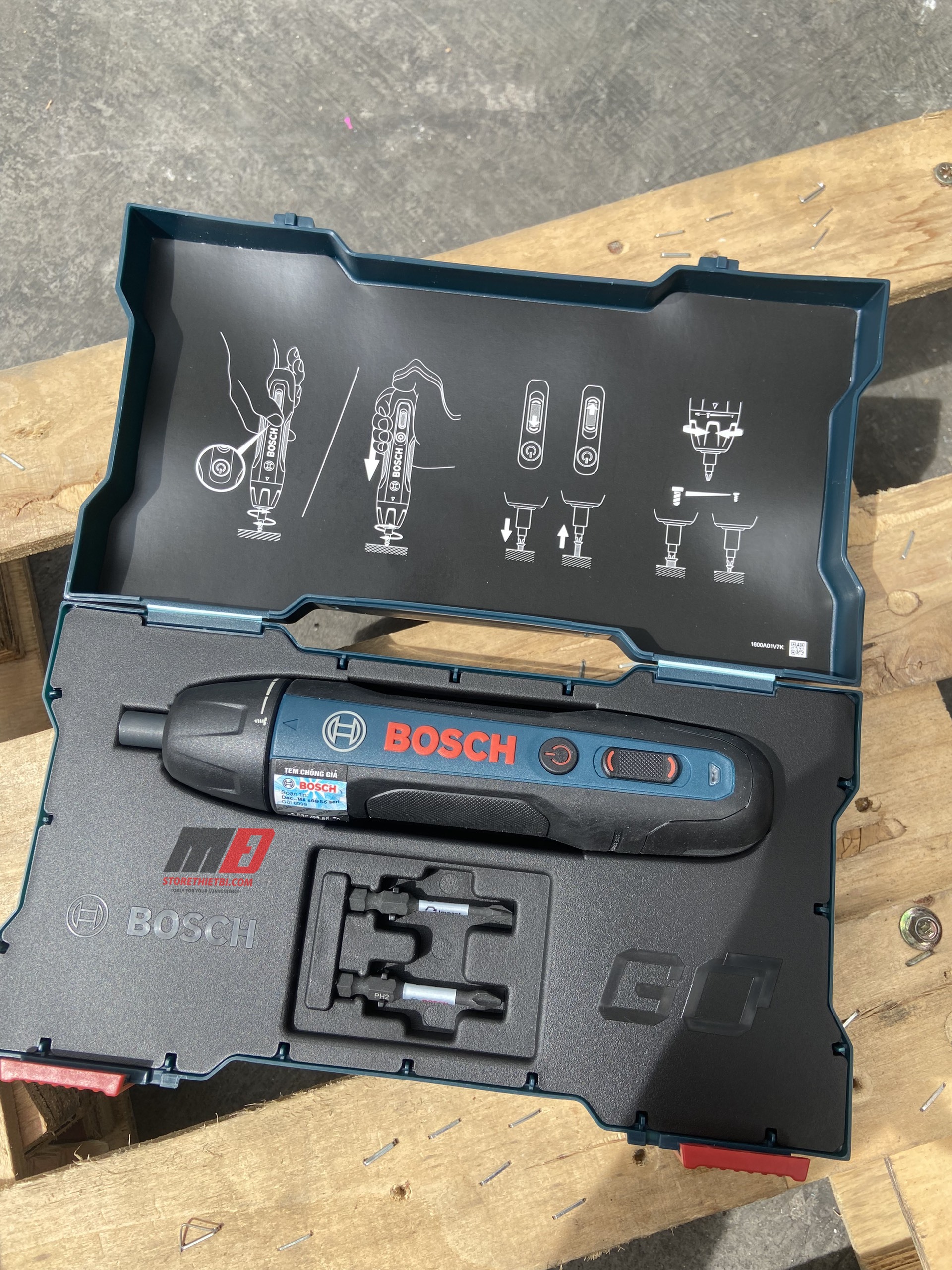 Máy vặn vít dùng pin 3.6v Bosch Go Gen2