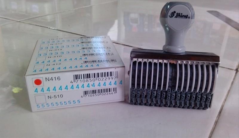 Dấu 16 số xoay 5mm shiny N416