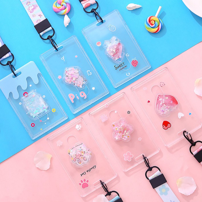 [HCM]Thẻ văn phòng đeo bảng tên kèm dây đựng thẻ kèm dây đeo cho sinh viên nhân viên sản phẩm tốt chất lượng và độ bền cao cam kết hàng đúng như hình ảnh