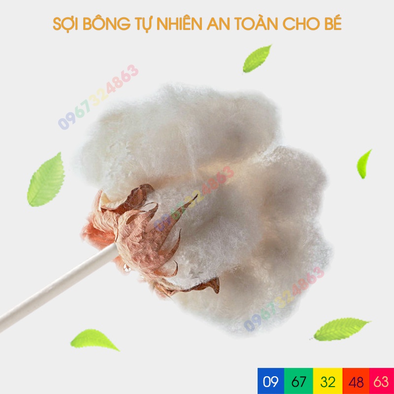 Tăm Bông Cho Bé Sơ Sinh MISUTA (Hộp 400 Que)