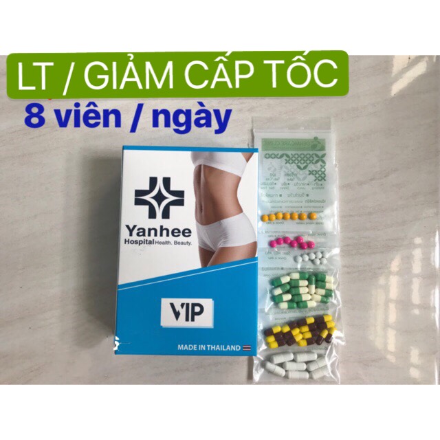 GIẢM CÂN VIP 8 YAHEE LIỆU TRÌNH 1 TUẦN GIẢM 2-8KG