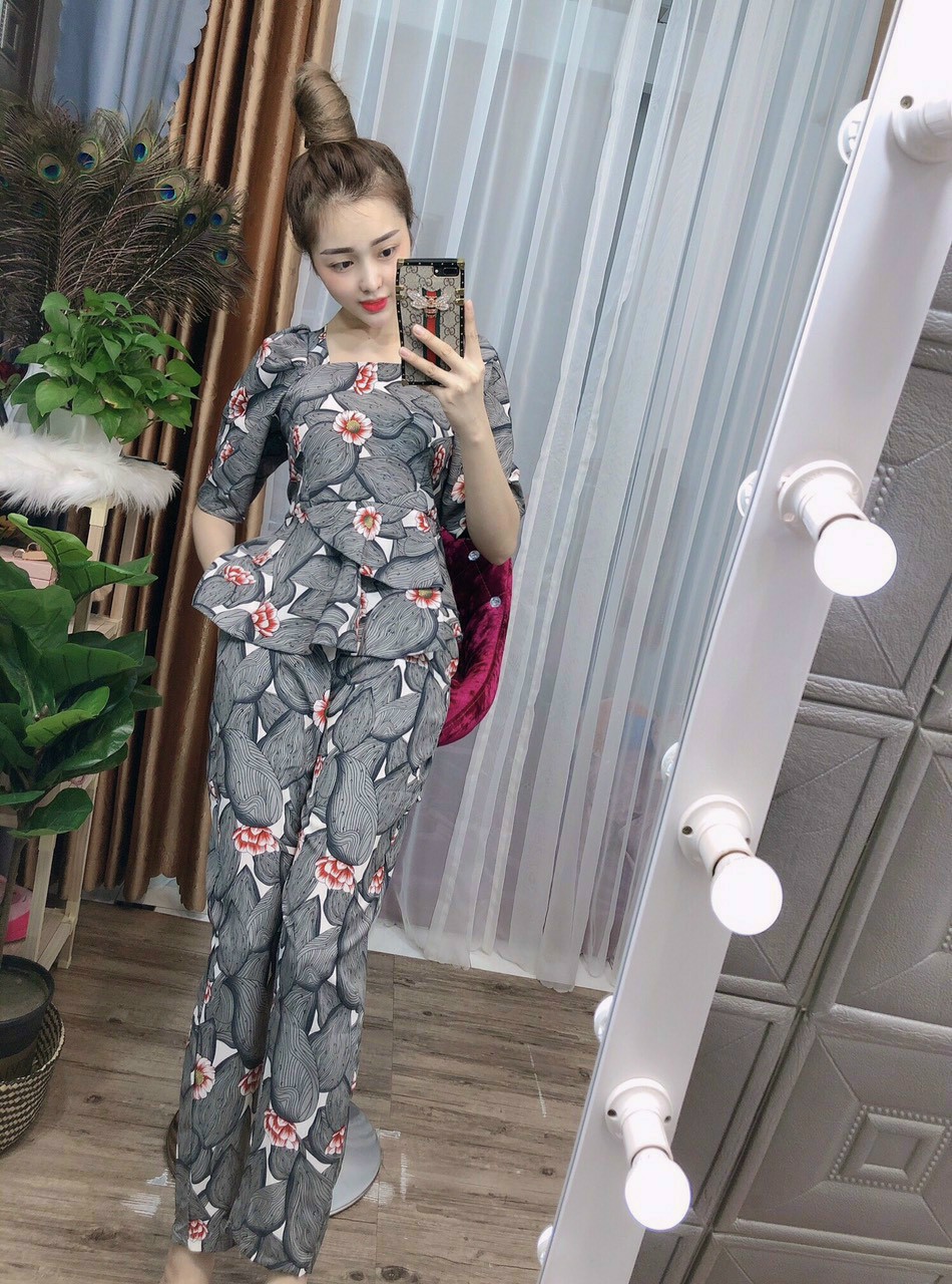 Sét bộ lụa tay lỡ-QH#setbonu