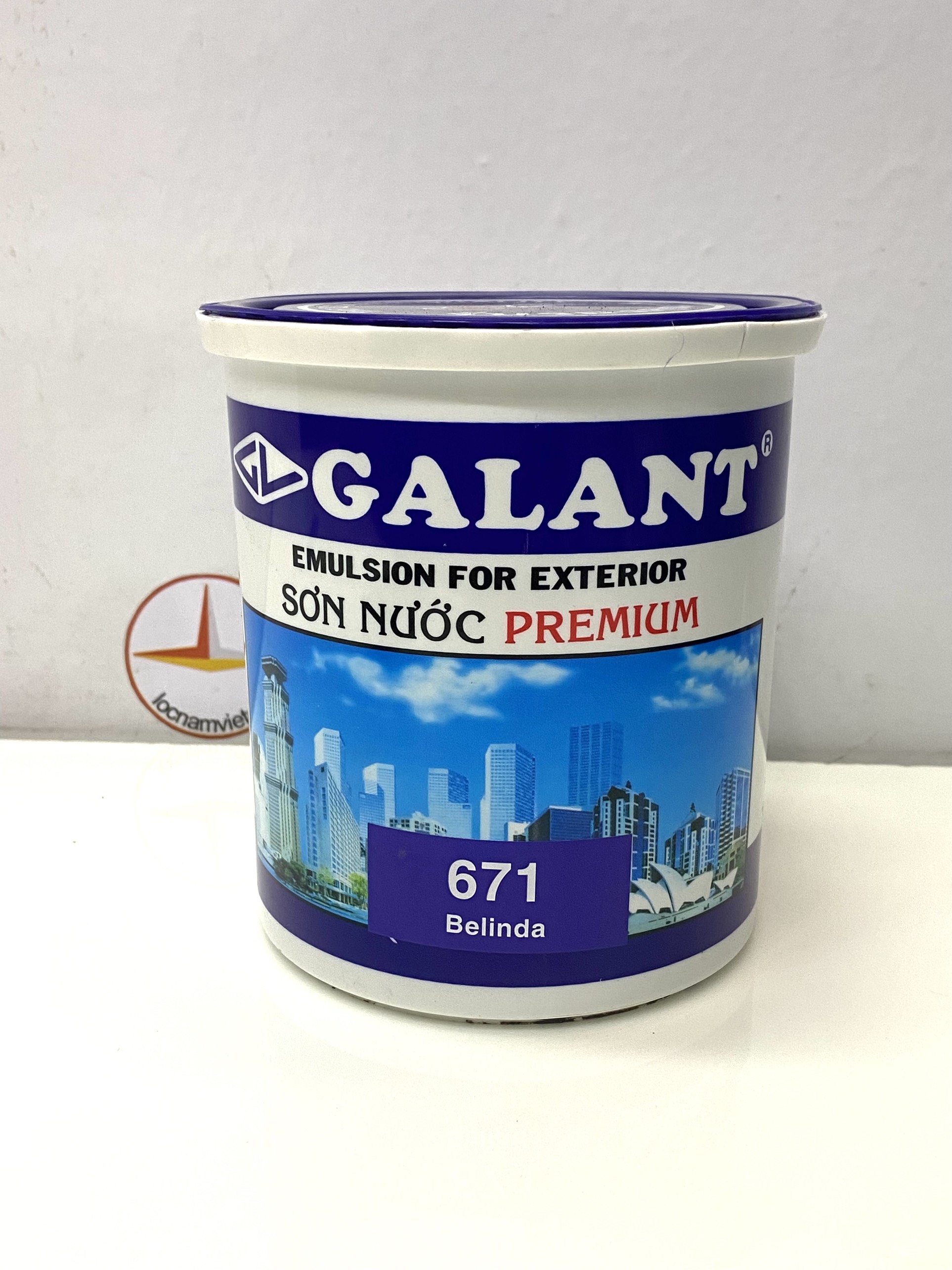 Sơn nước ngoại thất Galant màu dương tím 671 800ML