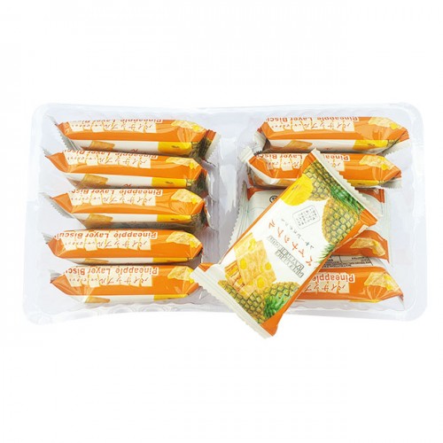 Bánh Quy Nhật Vị Thơm Pineapple Layer Biscuit (Gói 140g)