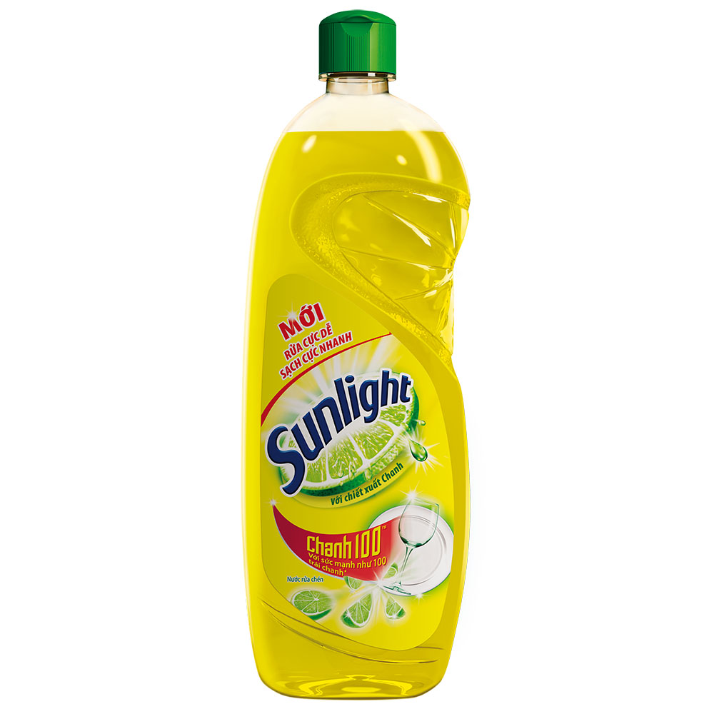 Nước rửa chén Sunlight  750g trắng/xanh/vàng