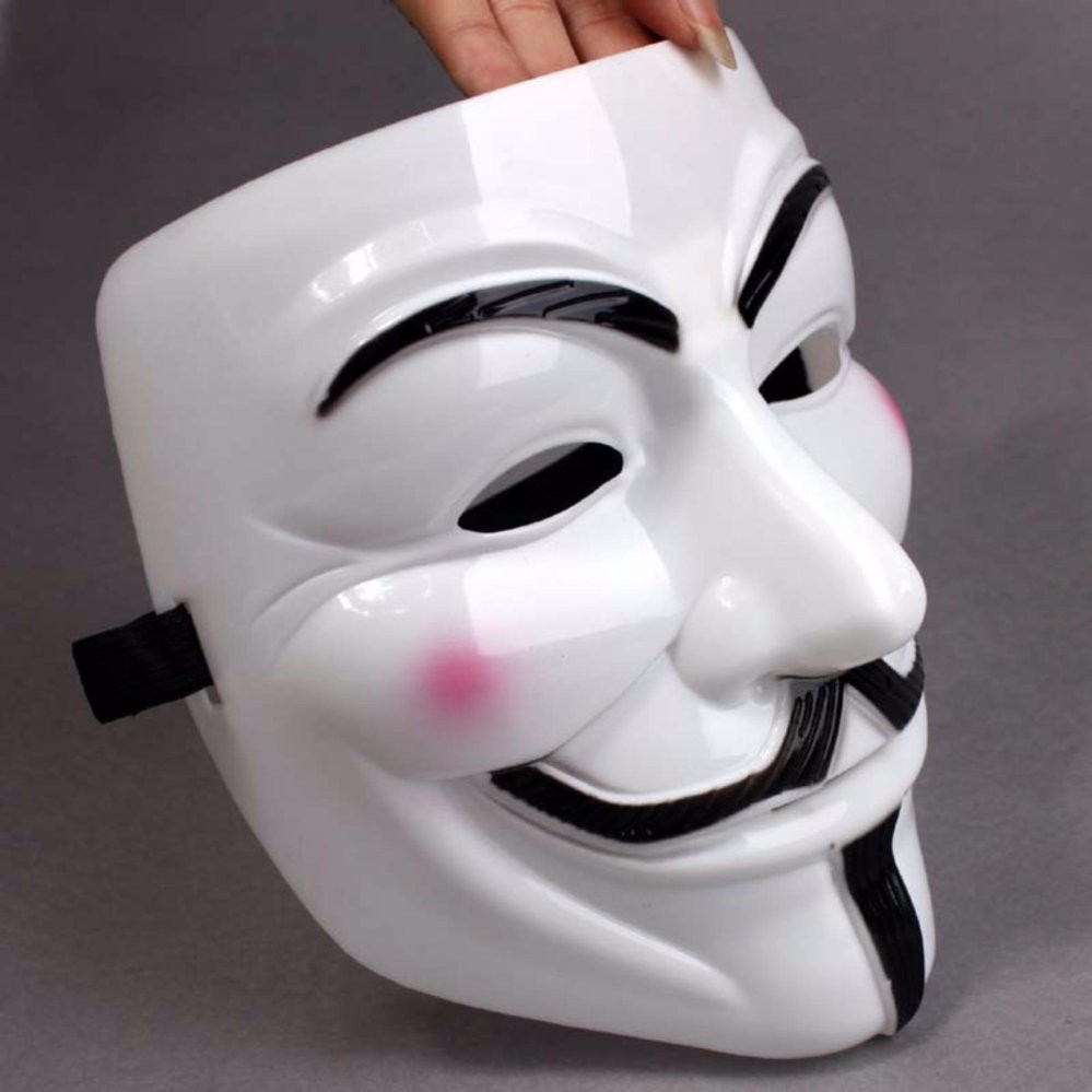 [7-11/12 VOUCHER 8%]Mặt nạ Hacker - Anonymous hóa trang Trung thu, Halloween cho trẻ em và người lớn