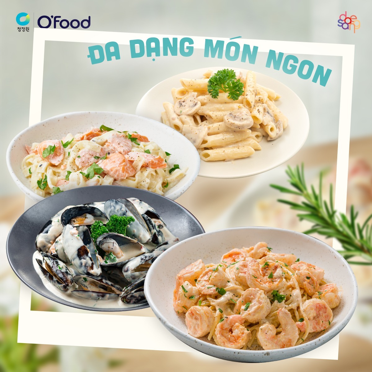 Sốt nấu mì Ý - Sốt spaghetti O'Food