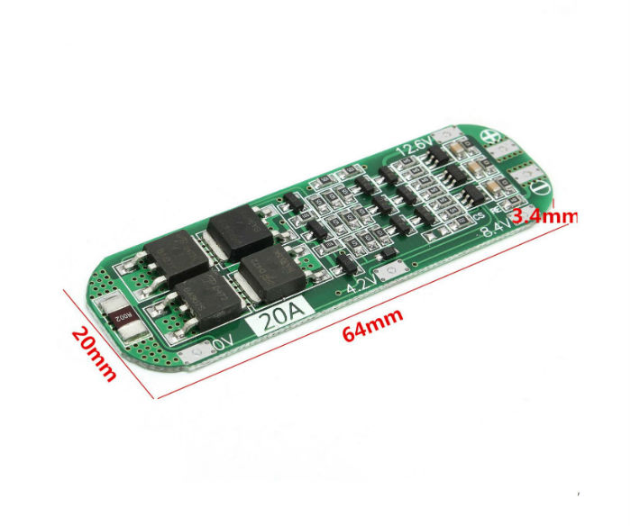 Mạch sạc bảo vệ pin 3S 20A - 12.6V