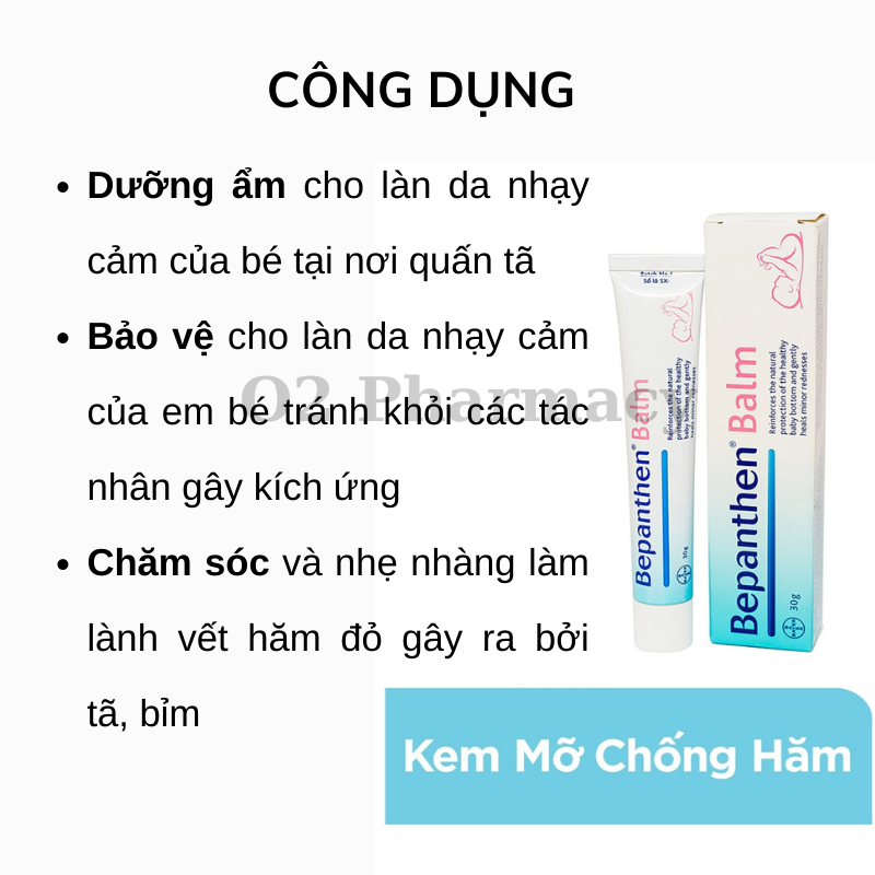 Kem chống hăm Bepanthen Balm tuýp 30g