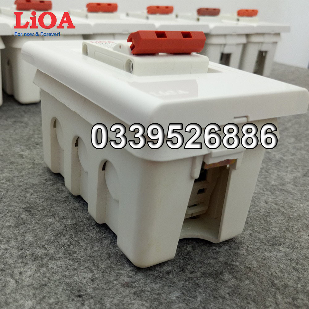 Combo cầu dao tự động (APTOMAT) LiOA loại 2 cực - Lắp âm tường