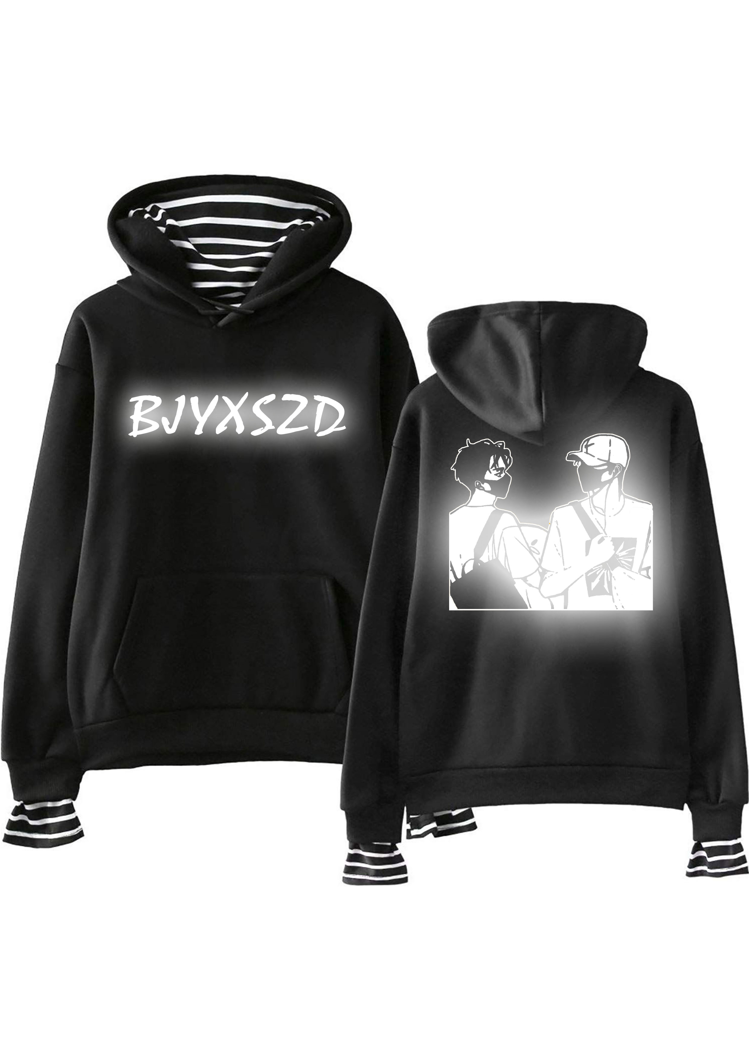 (hàng cao cấp) áo tiêu chiến, áo vương nhất bác, áo áo hoodie tiêu chiến vương nhất bác phối cổ dành cho nam và nữ in phản quang, độc và lạ, áo in theo yêu cầu miễn phí