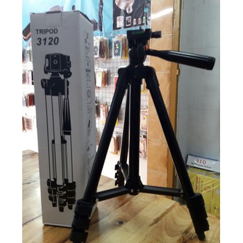 Gía đỡ điên thoại - Chân giá đỡ Tripod 3120A thân đen