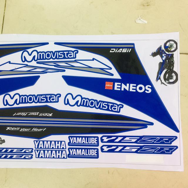 Tem Exciter Movistar Rời Xe Xanh In Cực Nét (Bộ)