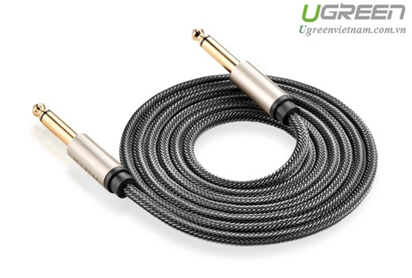 Cáp Audio 6,35mm dài 1m  Ugreen 10636 mạ vàng cao cấp