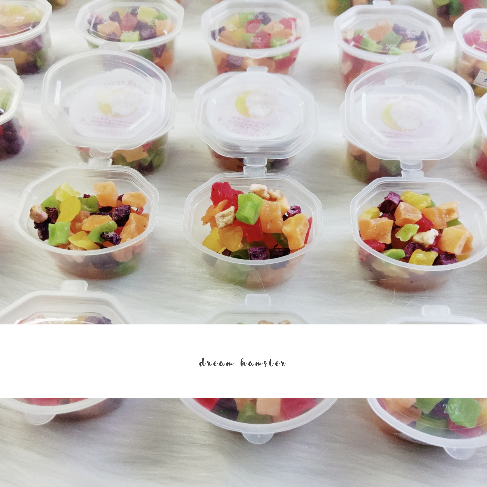 Salad trái cây cho Hamster, thỏ, bọ...(30gr)