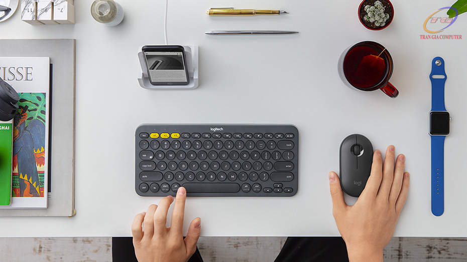 Bàn phím Bluetooth đa thiết bị Logitech K380