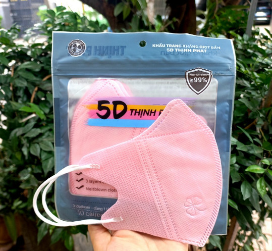 400 Chiếc Khẩu Trang 5D Thịnh Phát - 3 Lớp Kháng Khuẩn