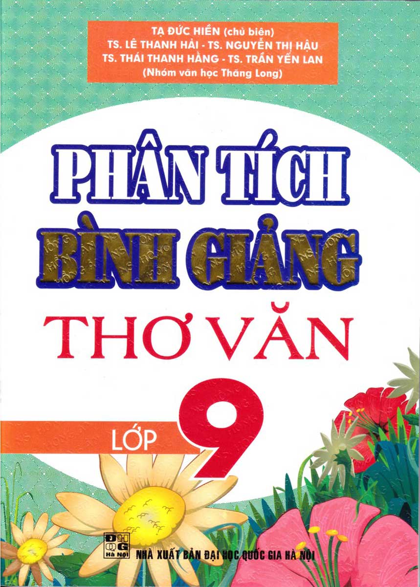 Sách phân tích bình giảng thơ văn lớp 9